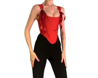 Handmade Red Corset