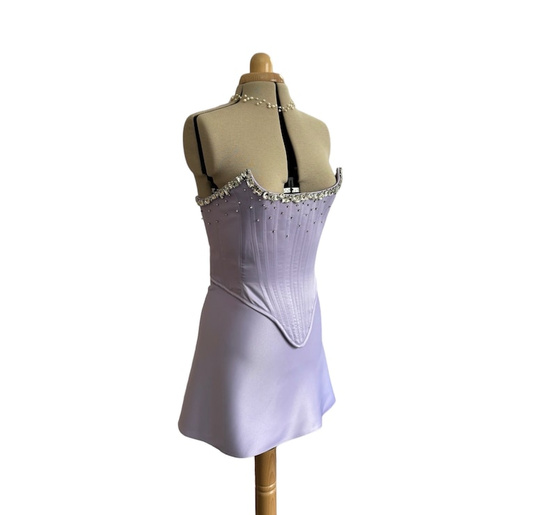 Handmade Rhinestone Corset Set - Etsy