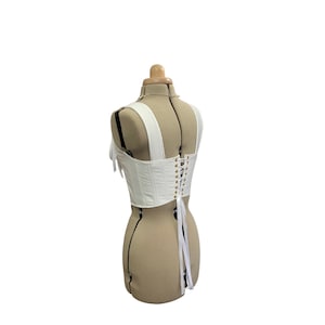 Logart White Satin Corset With Frill main image 0