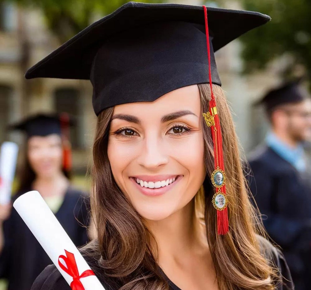 Graduation Memorial Tassel, Graduation Gift, Memorial Photo Charm