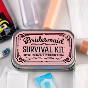 Bridesmaid & Bride Emergency Kit – Teacher – Chef