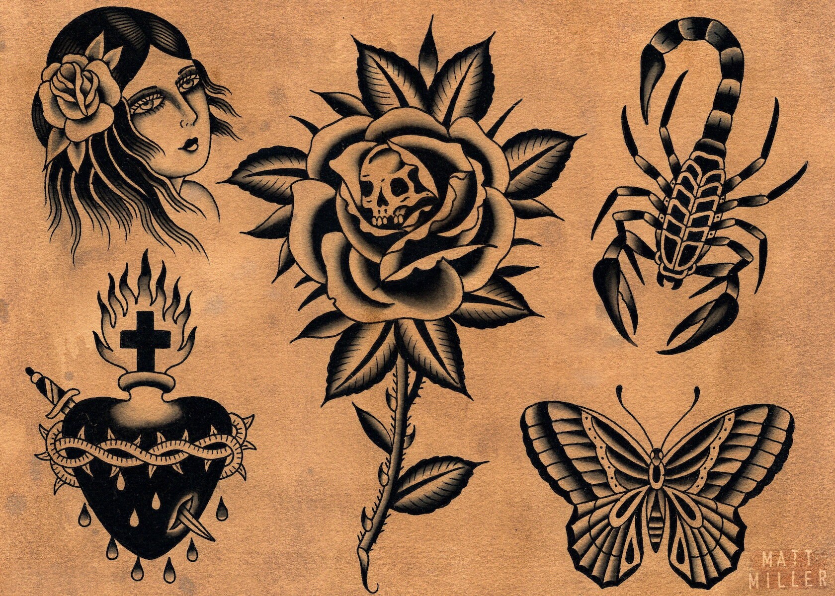 Sacred Heart Tattoo - Etsy