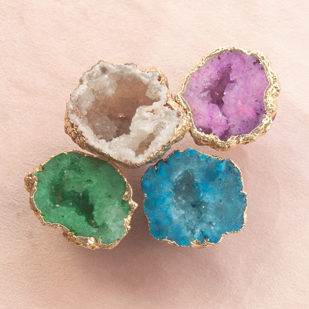 Natural Crystal Edging Gold Knobs,drawer Pulls,wardrobe Knobs,irregular