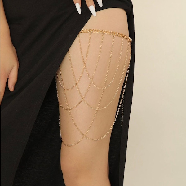 Thigh Chain Etsy