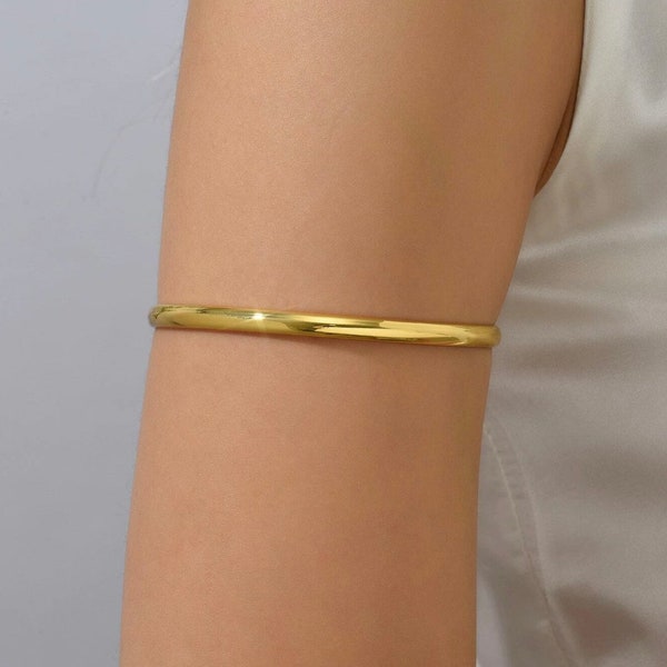 Gold Arm Cuff Etsy