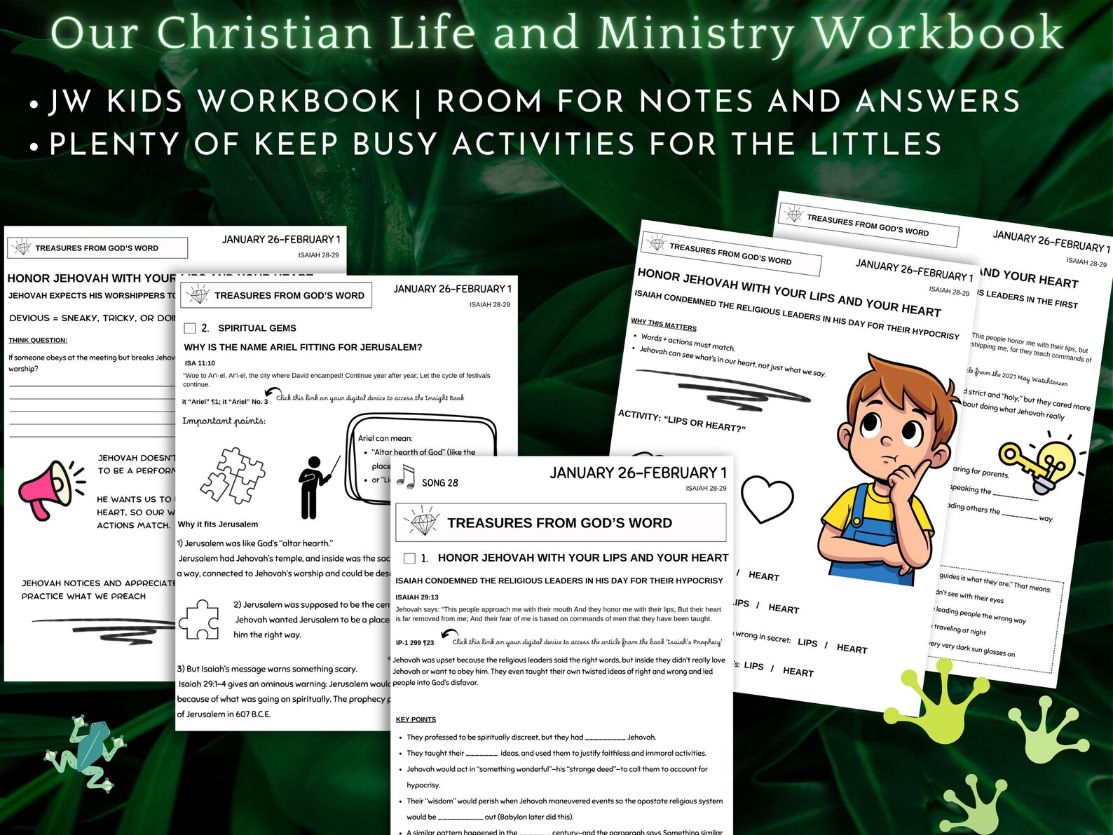 Ministry Notes.pdf JW Kids Meeting Workbook | Jan 26–feb 1, 2026 | Christian Life ...