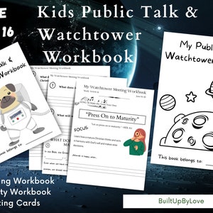 June 10-16 Jw Kids Watchtower Workbook Jehovah's Witnesses Meeting ...