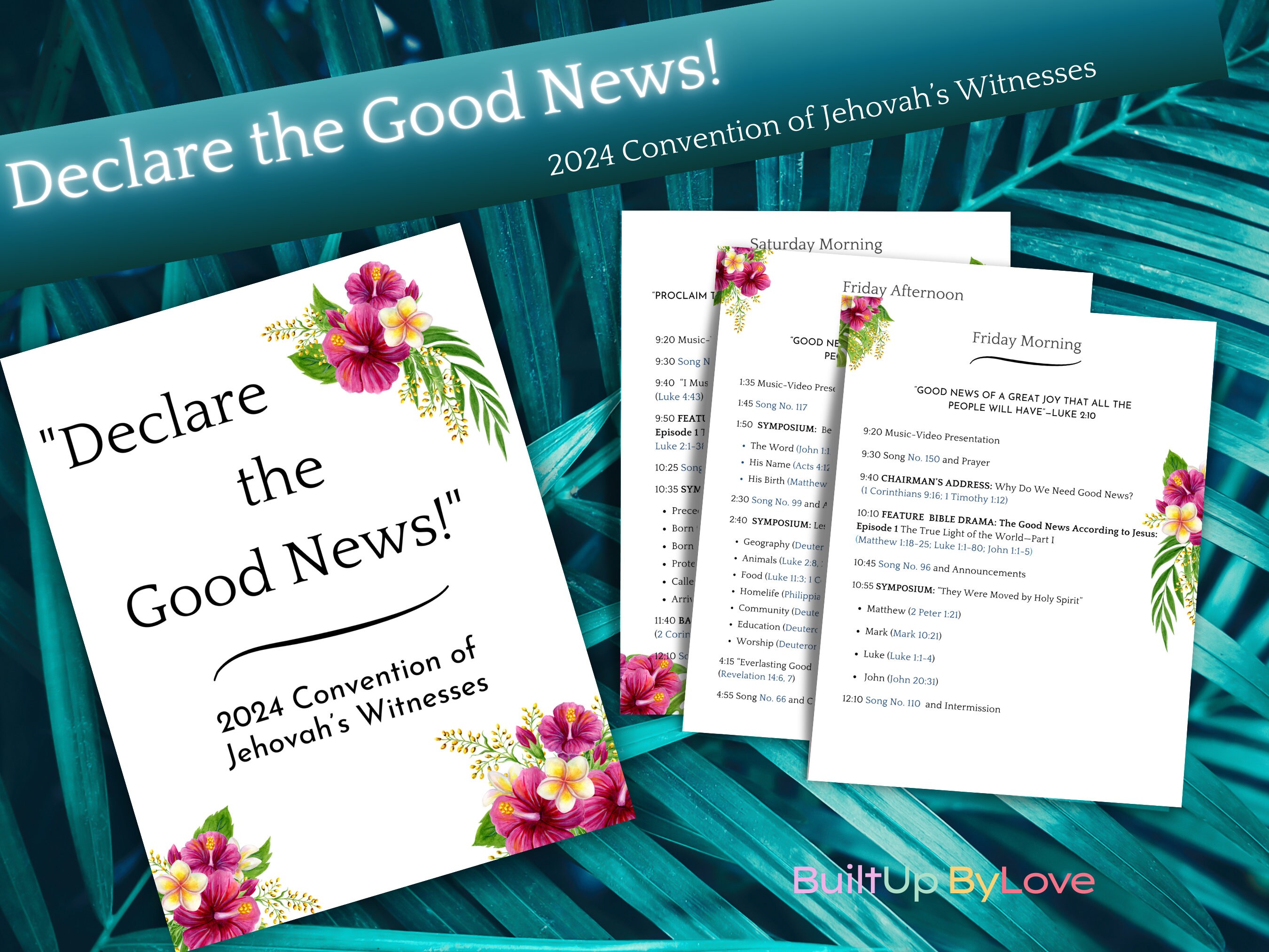 Declare the Good News Convention of Jehovah's Witnesses Program With ...