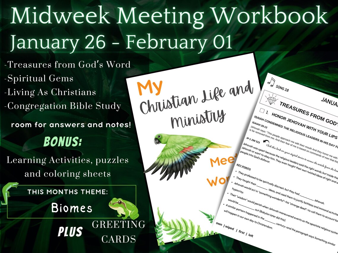 Ministry Notes.pdf JW Kids Meeting Workbook | Jan 26–feb 1, 2026 | Christian Life ...