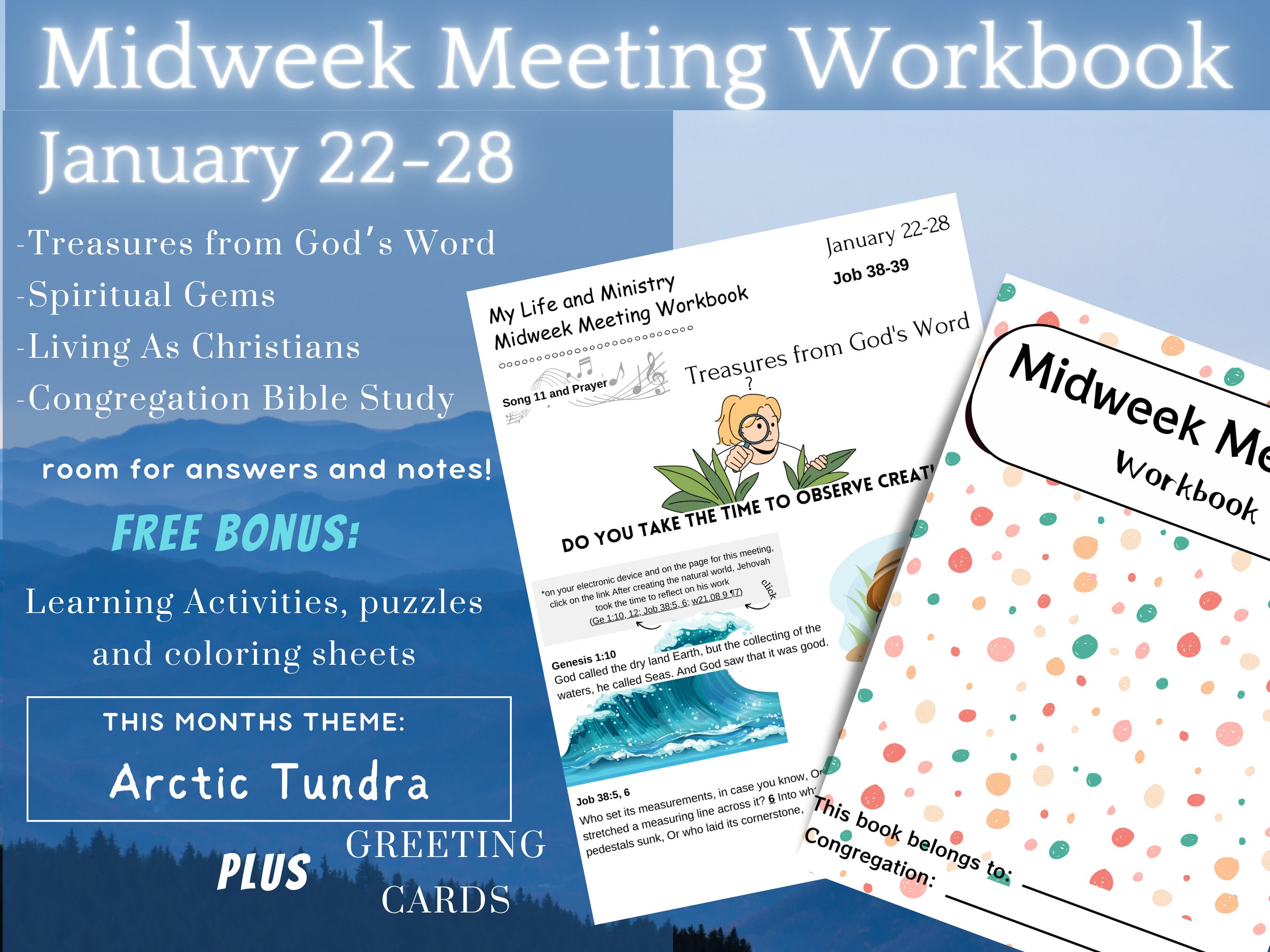 Jw Kids Workbook January 22-28 Midweek Meeting OCLAM Jw Printable Jw ...