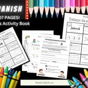 Libro de actividades in español voor niños | Jw Kinderactiviteitenboeken | Kleurplaat | Afdrukbaar | Jw downloaden | Jw Peuter | Blijf bezig