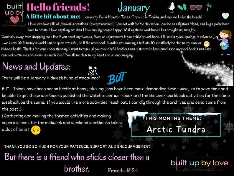 Jw Kids Workbook January 2228 Midweek Meeting OCLAM Jw Printable Jw