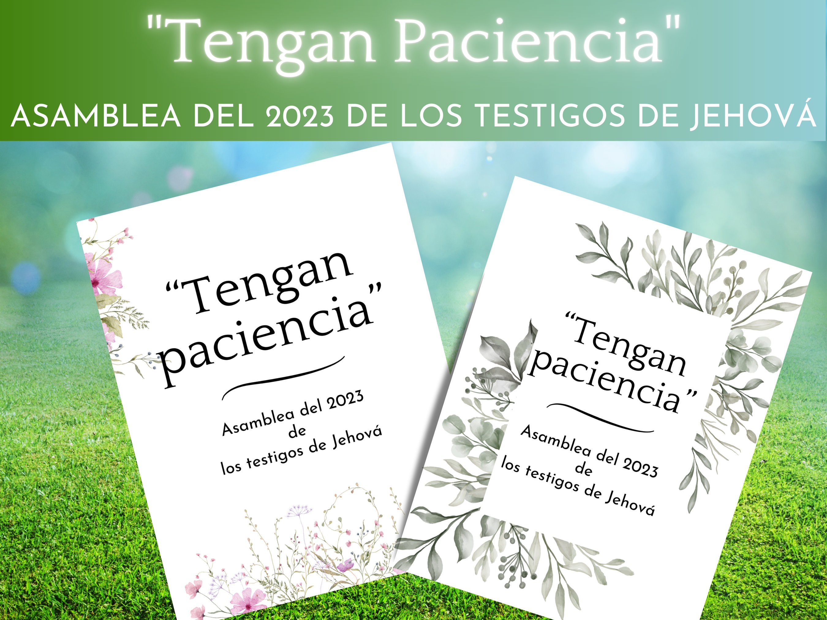 Tengan Paciencia Asamblea Del 2023 De Los Testigos De Jehová Etsy