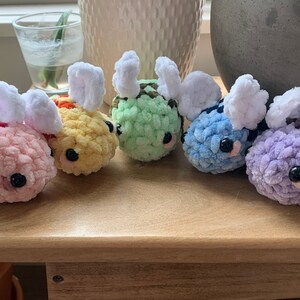 Rainbow Bee Crochet Plushies