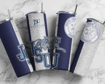 Spersonalizowany kubek sublimacyjny Jackson State University o pojemności 20 uncji