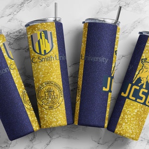 Johnson C. Smith University Personalized 20oz Skinny Tumbler