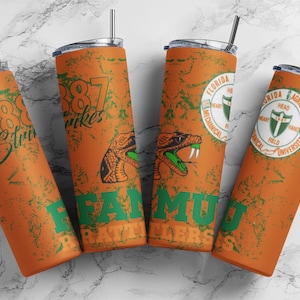 FAMU Personalized 20oz Skinny Tumbler