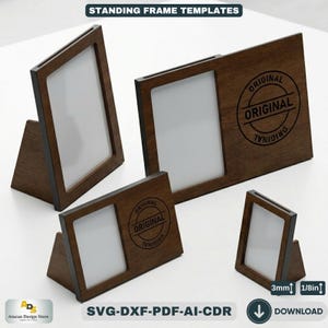 Arquivos de Corte para Molduras de Fotos DIY - Presente Fotográfico Personalizado - Planos de Corte para Molduras de Fotos 367