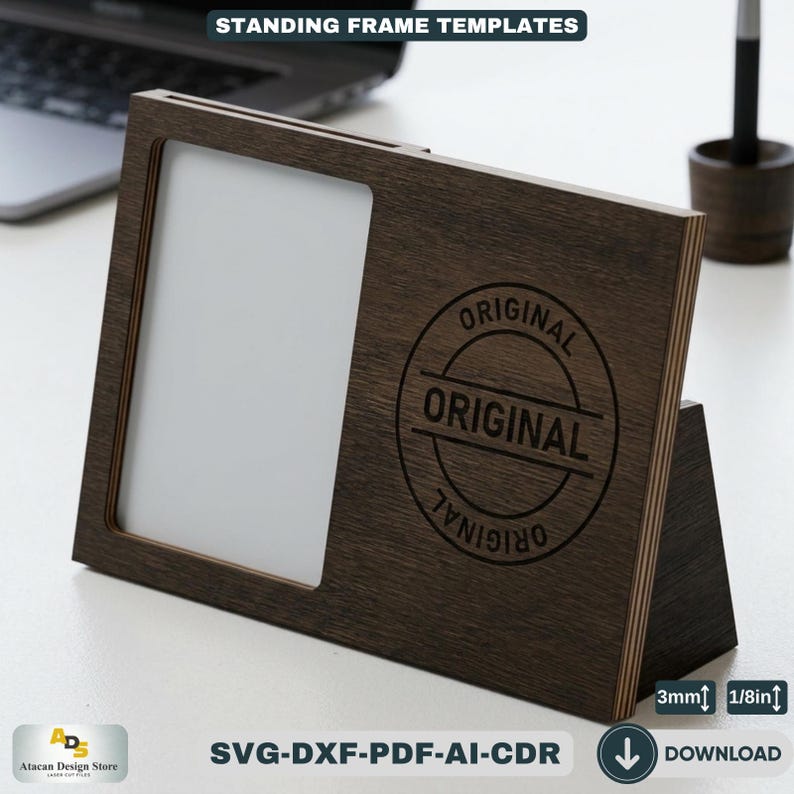 Simple Cutable Photo Frame DIY Picture Frame Cutting Files - Personalized Photo Gift - Picture ...