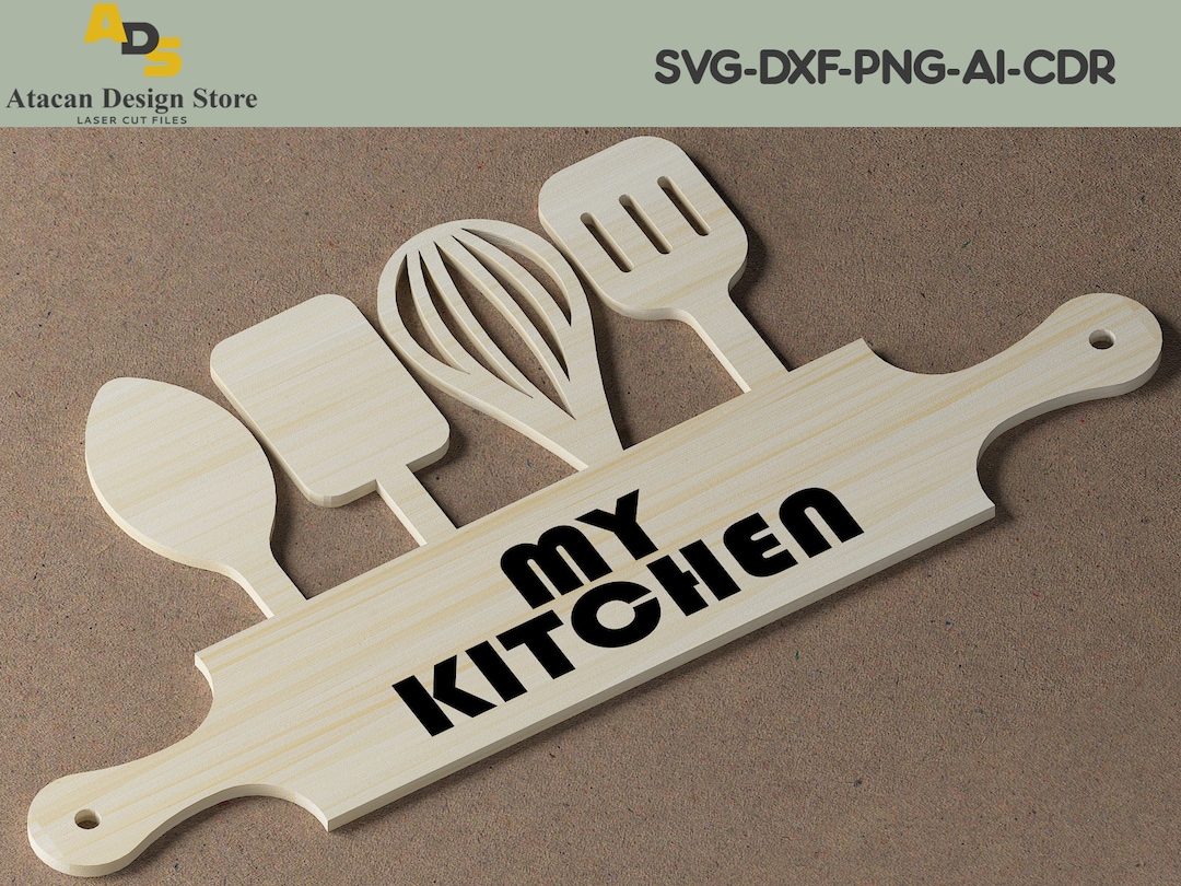 Curated visual reference: Visual Reference: Personalized Kitchen Wall Sign Custom Wooden Decor For Your Cooking