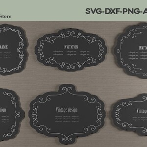 Bundle of Vector Cutting Files for Laser Cutting Machines / Dxf Svg Cdr Ai cut files 286 image 4