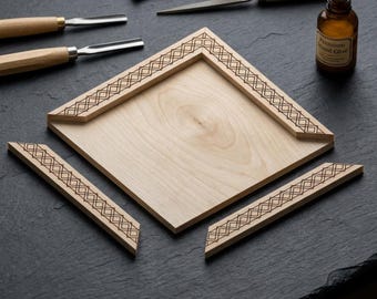 8 Sizes Laser Cut Frames , Photo Frame SVG Templates, 2 Designs,Elegant Pic Frames
