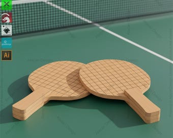 自分だけの卓球パドルを作ろう - カスタムDIYパドルデザインファイル534