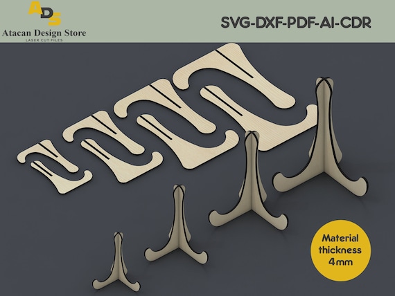 Plate Holder Stand / Frame Holder Stand / Cnc Templates / Laser