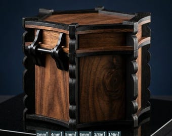 Laser Cut Box File Celtic Trinket Chest Template Wood Jewelry Box