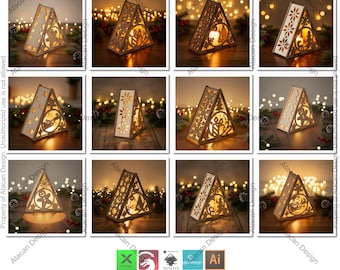 ヴィンテージチーク材キャンドルホルダー - ミッドセンチュリーの木製