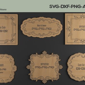 Bundle of Vector Cutting Files for Laser Cutting Machines / Dxf Svg Cdr Ai cut files 286 image 5