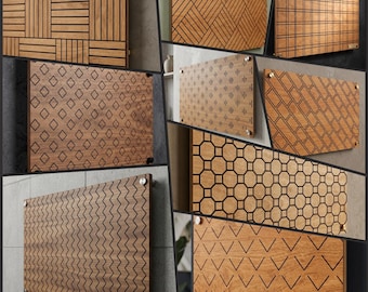 Geometric Pattern Templates for Laser Cutting Wood Panels Wall Art Decor Bundle 262
