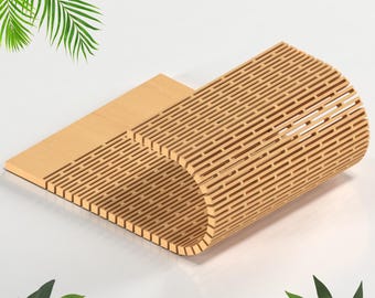 Juego de bisagras flexibles para muebles - 30 patrones flexibles cortados con láser para proyectos de bricolaje 424