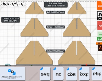Versatile Triangle Legs for Stands - Le for Frame Holder and DIY Projects 505
