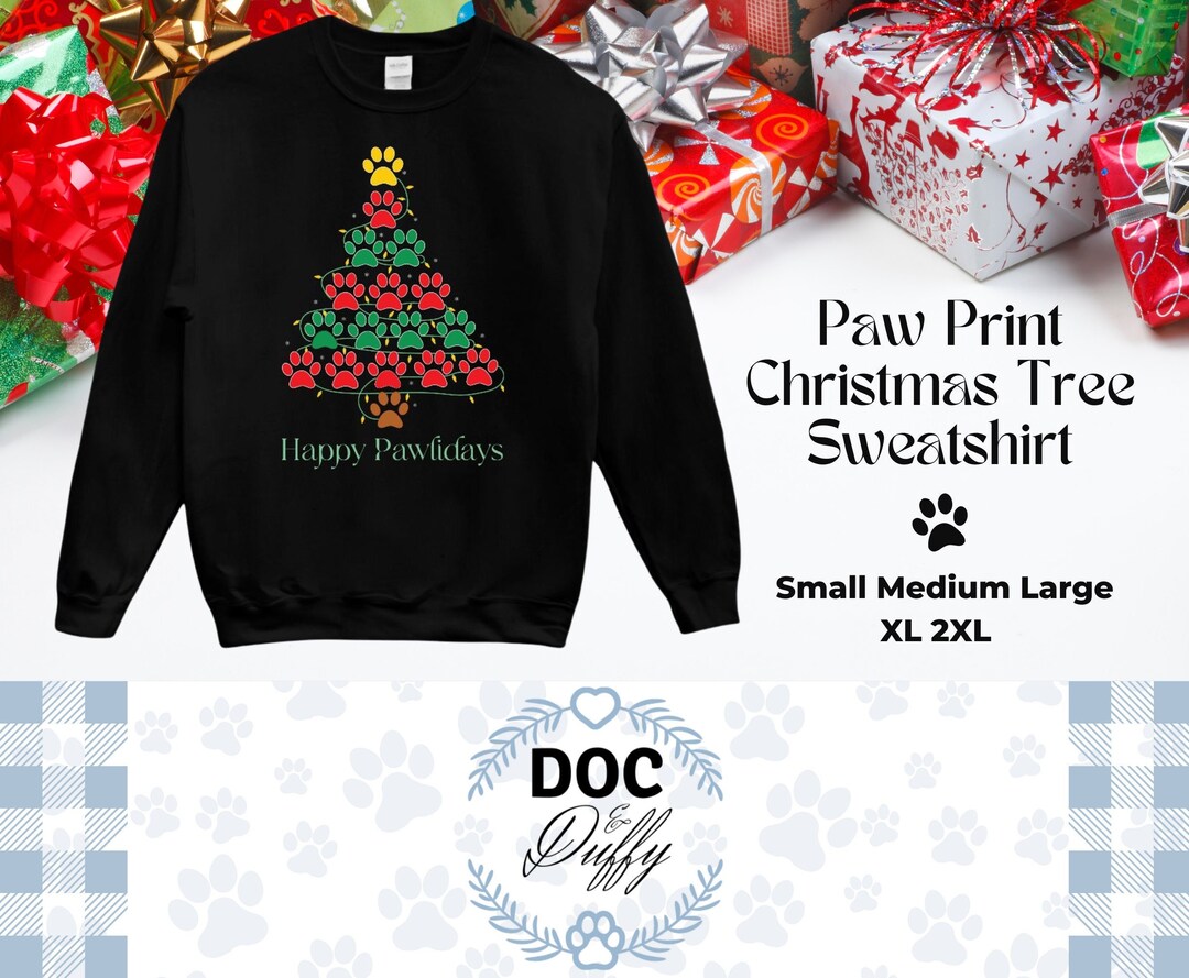 Threaded Pear Paulina Bow Decor Christmas Sweatshirt