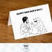 Printable Happy Dog Dad's Day Card, Printable Fathers Day Greeting ...