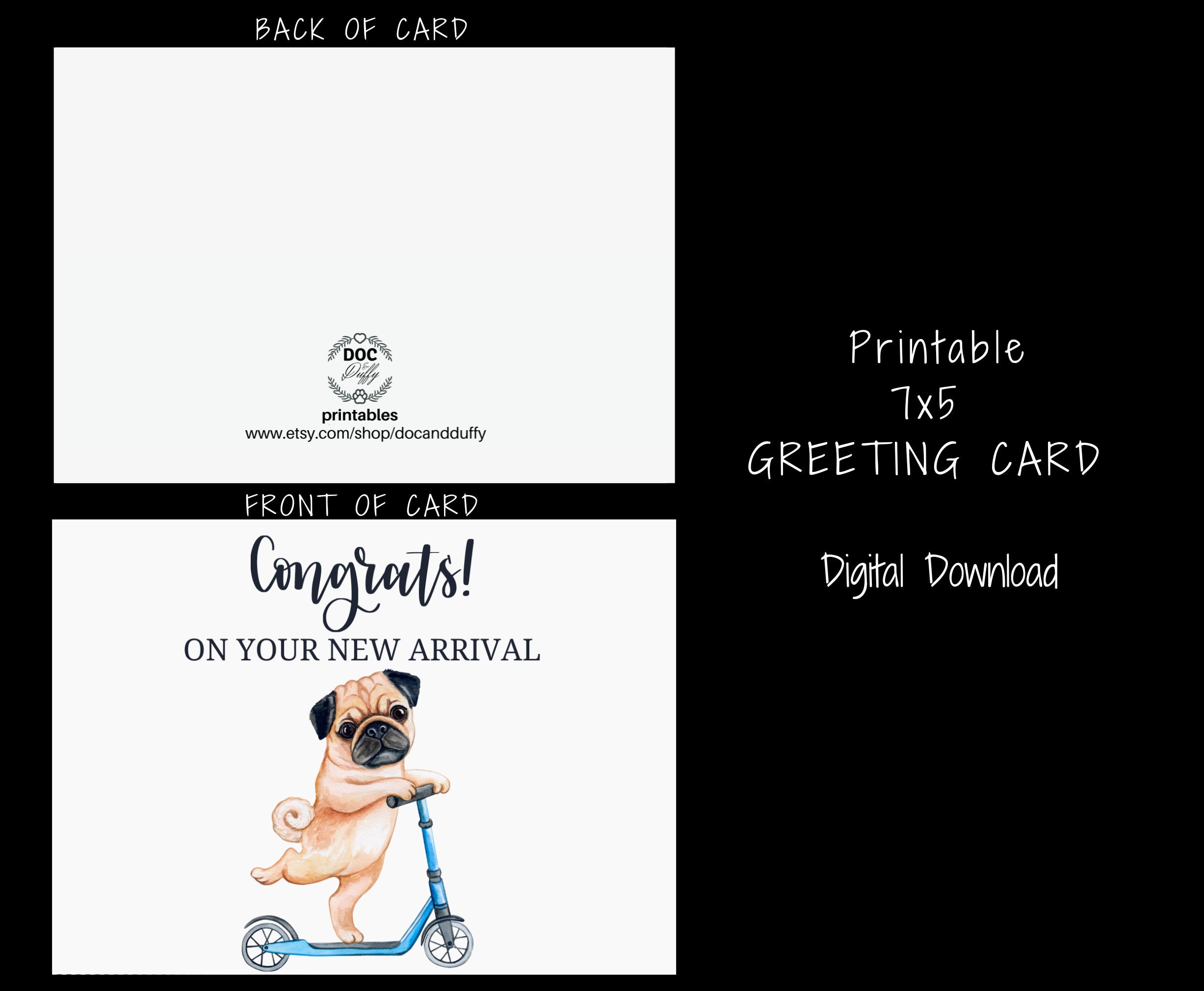 Congratulations on Your New Puppy Card, Dog Greeting Cards, New Puppy