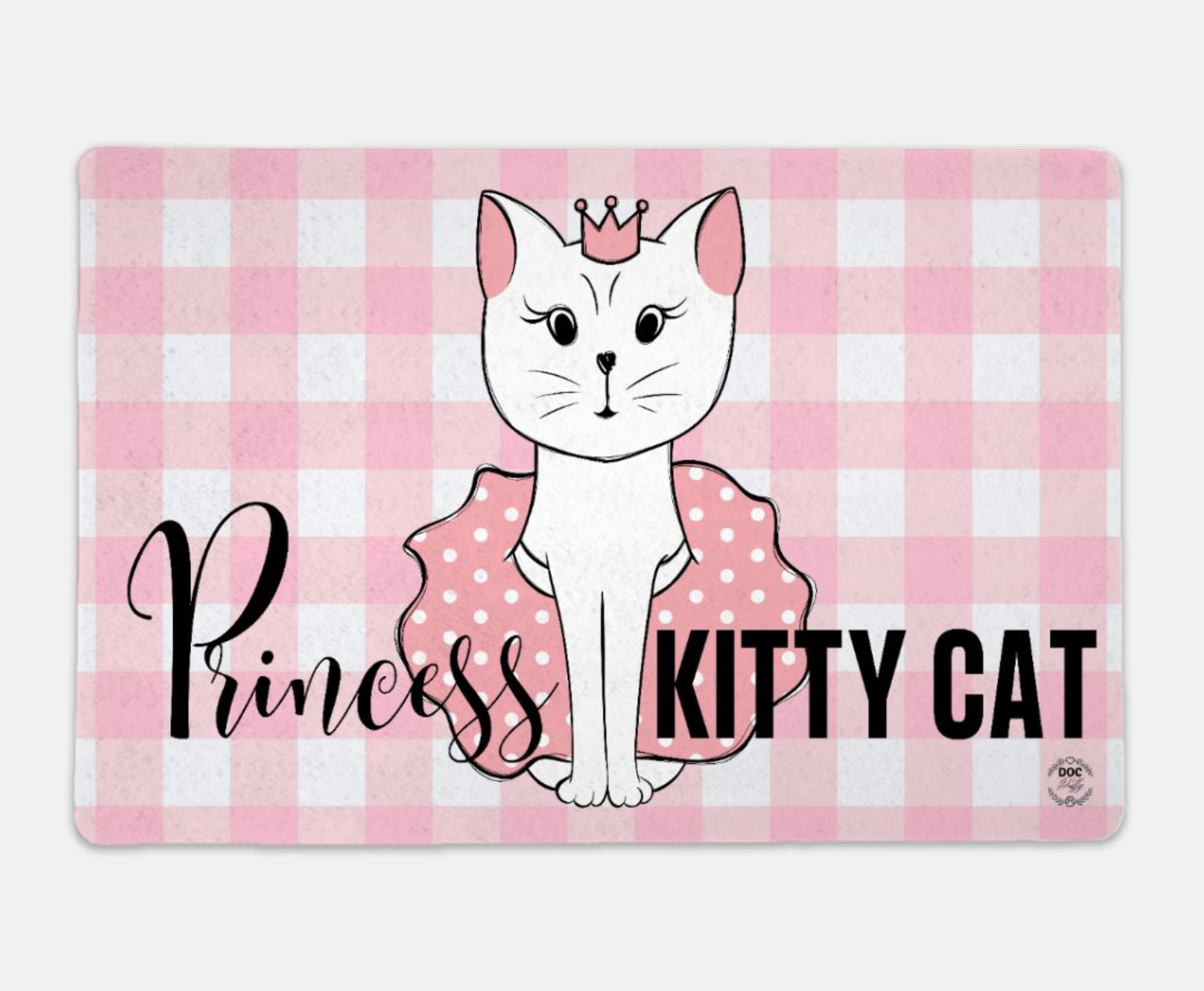 Princess Kitty Cat Food Mat Feeding Mat for Cats and Kittens Etsy