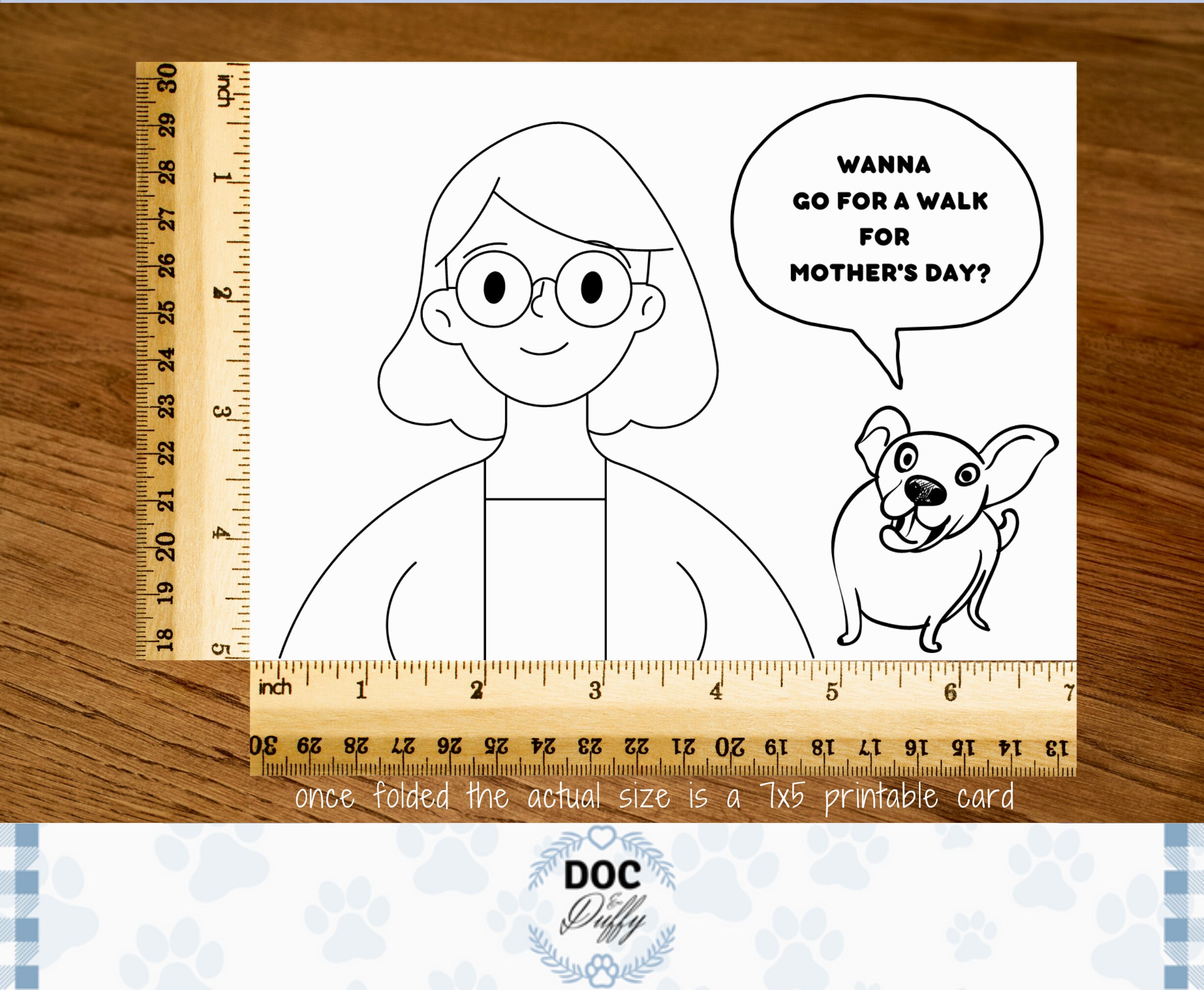Dog Card for Mother's Day Printable Happy Mother's - Etsy Dog Card for Mother's Day Printable Happy Mother's - Etsy