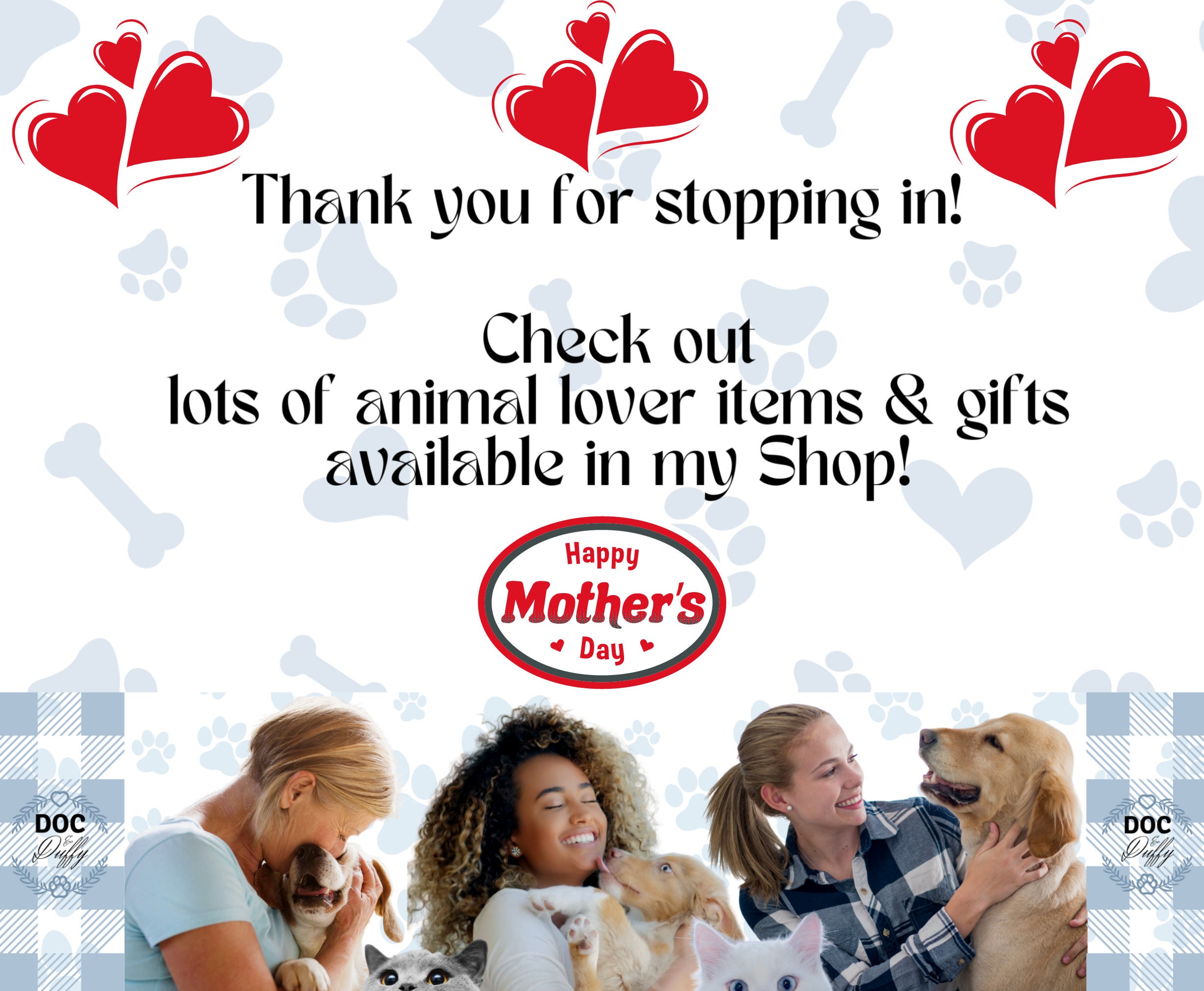 Happy Mother's Day From the Cat Card, Printable Mothers Day Greeting ...