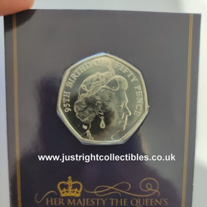 Isle Of Man 2021 Queen Elizabeth II 95. Geburtstag 50p