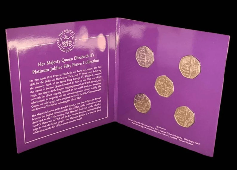 2022-queens-platinum-jubilee-70-years-50p-coin-set-5-coins-set-queen