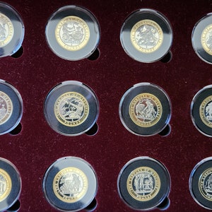 12 Labours Of Hercules 2 Pound Coin Set 2020 very rare only 1750 made