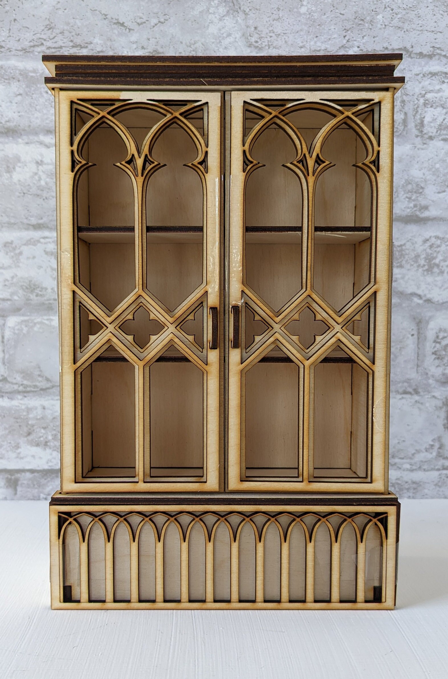 Gothic Curio Cabinet Book Nook Kit / Potions Cabinet Book Nook