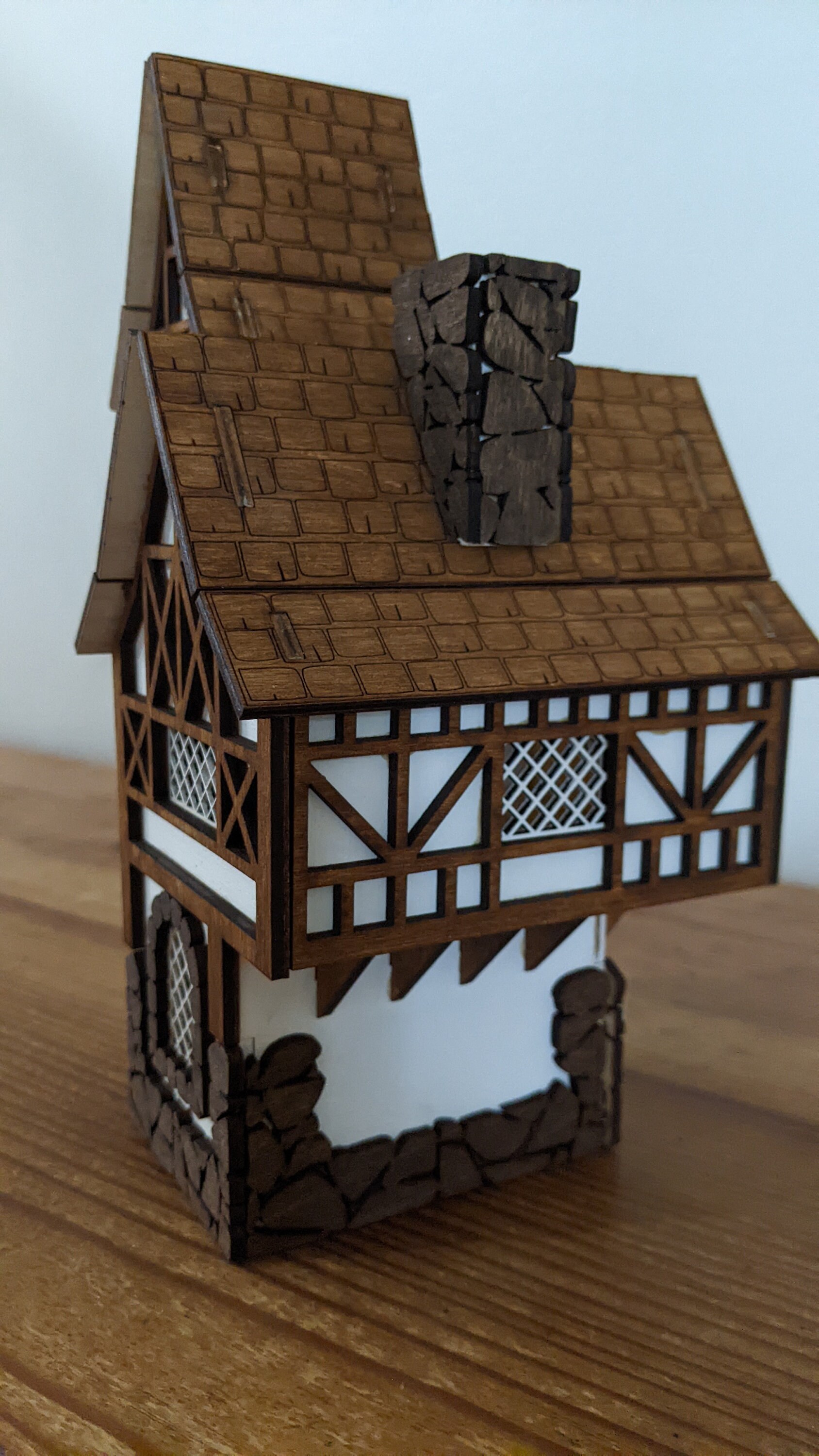 Medieval House Laser Cut DIY Kit Tea Light Holder Home Etsy