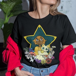 Learning to say goodbye,Unisex Spiritfarer Stella Gaming T-Shirt, Daffodil Indie Videogame Shirt