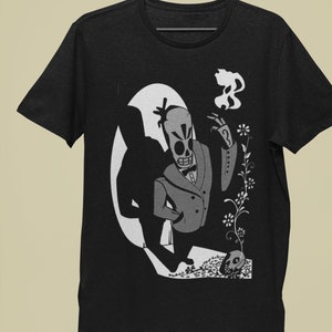 Unisex Grim Fandango Gaming T-Shirt, Manuel Calavera Retro Shirt
