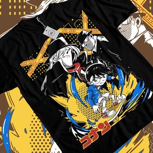 Detective Conan T-shirt Detective Conan,Detective,Anime Tee,Case Closed