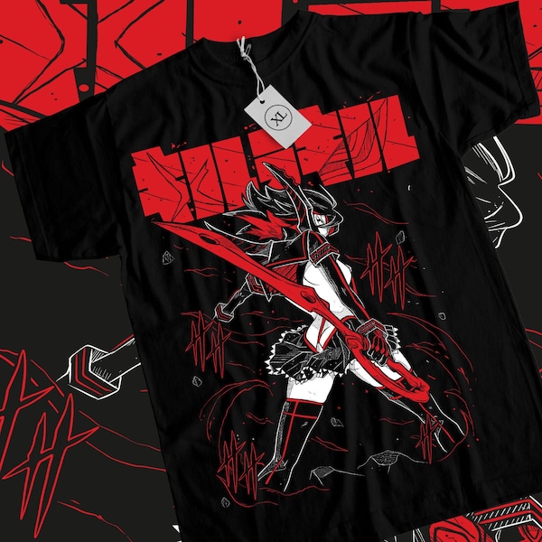 Unisex Kill La Kill Ryuko Matoi Anime T-Shirt, Manga Waifu Shirt