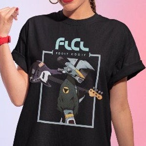 Unisex, Haruko Haruhara Shirt -flcl shirt,flcl tshirt,flcl t shirt,fooly cooly shirt,anime shirt,anime clothing,haruko shirt,flcl haruko